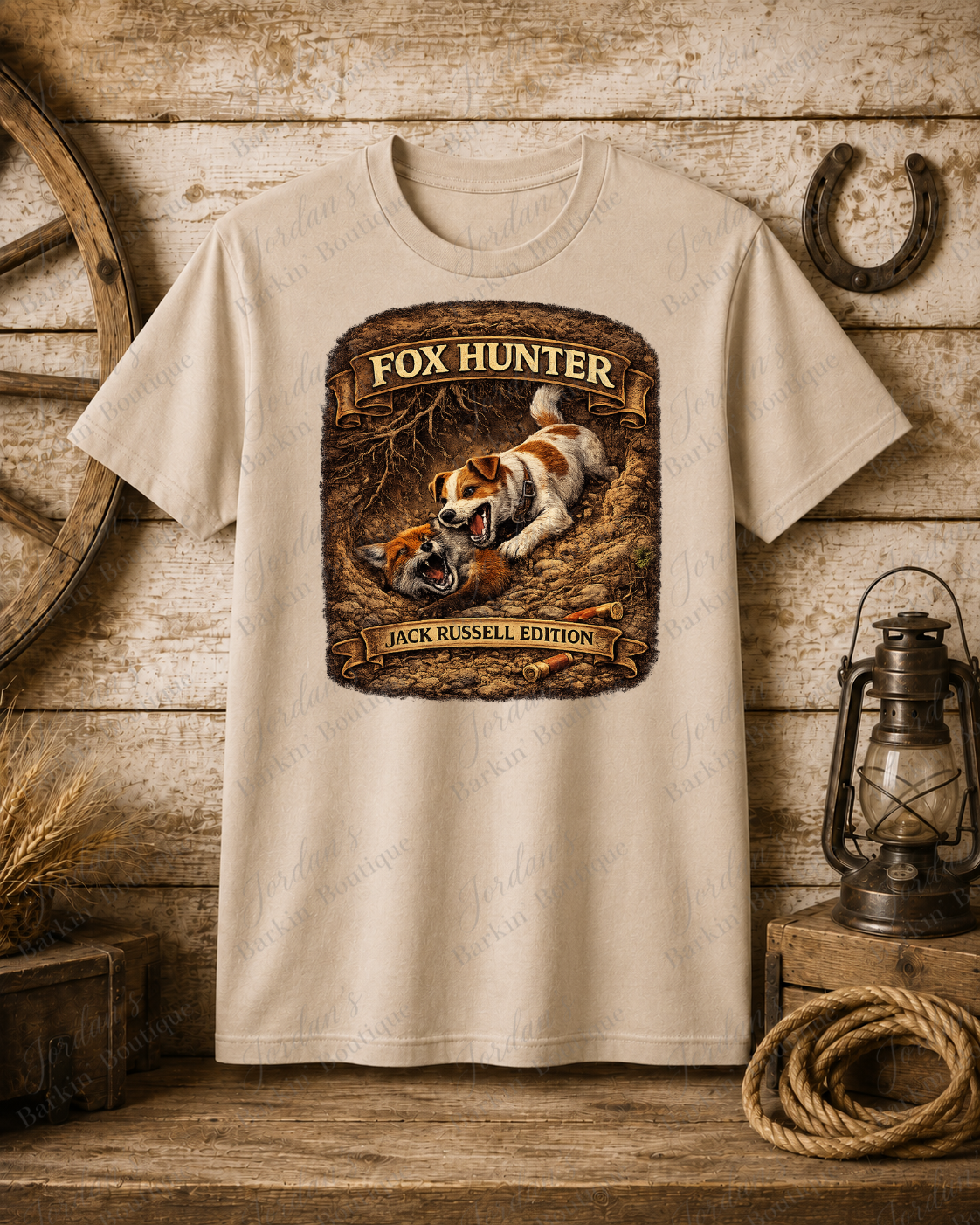 Fox Hunter - Jack Russell Edition T-Shirt - Image 6