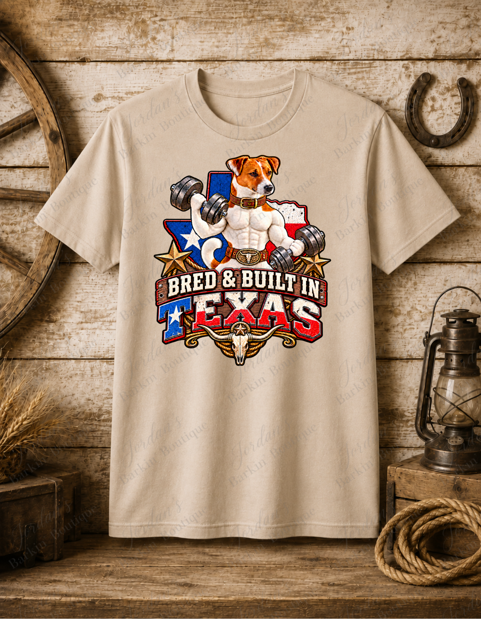 Bred & Built in Texas T-Shirt - Image 2