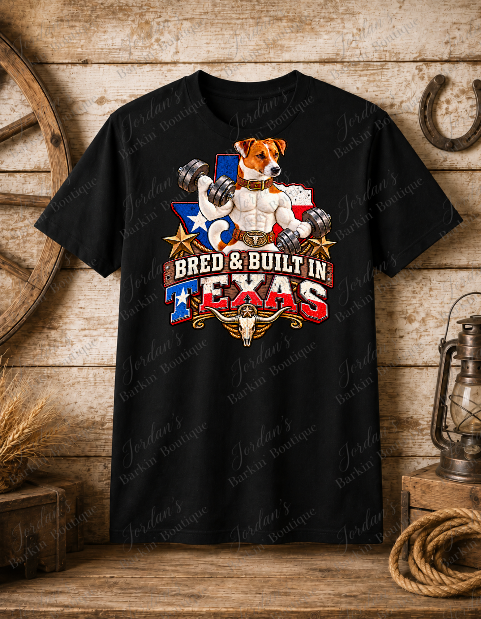Bred & Built in Texas T-Shirt - Image 3