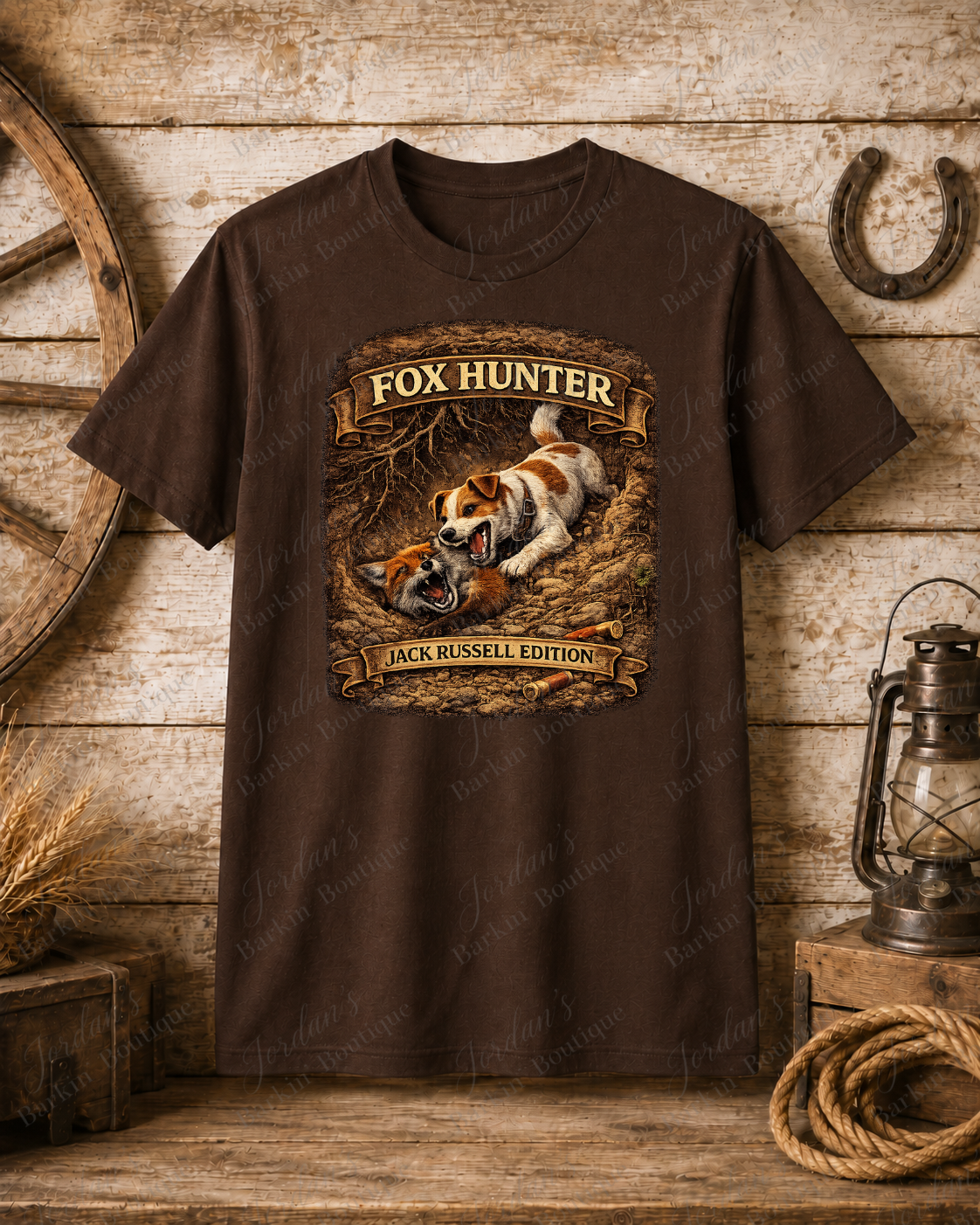 Fox Hunter - Jack Russell Edition T-Shirt - Image 5