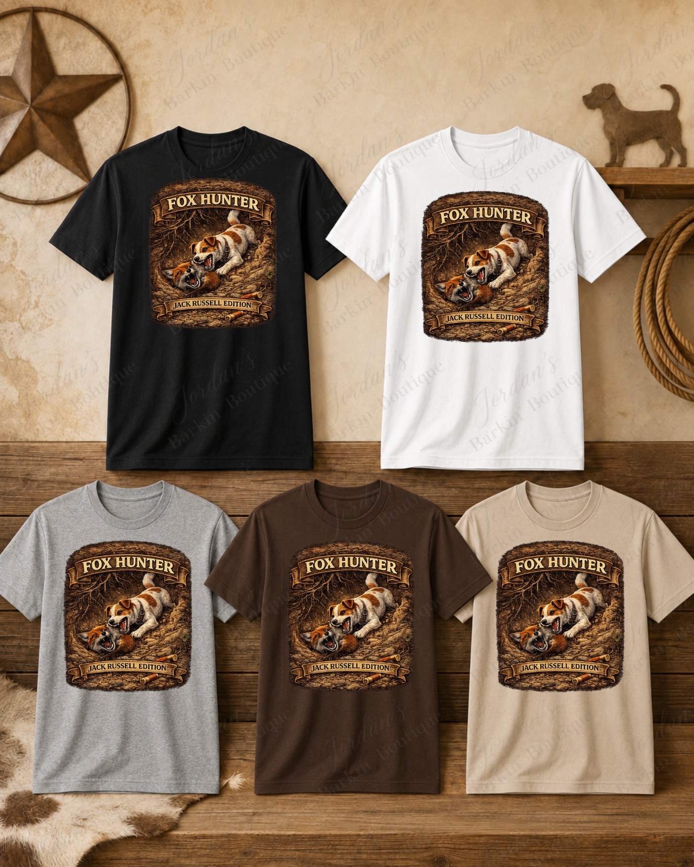 Fox Hunter - Jack Russell Edition T-Shirt