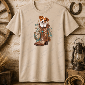 Western Jack Russell Boot Tee - Image 3