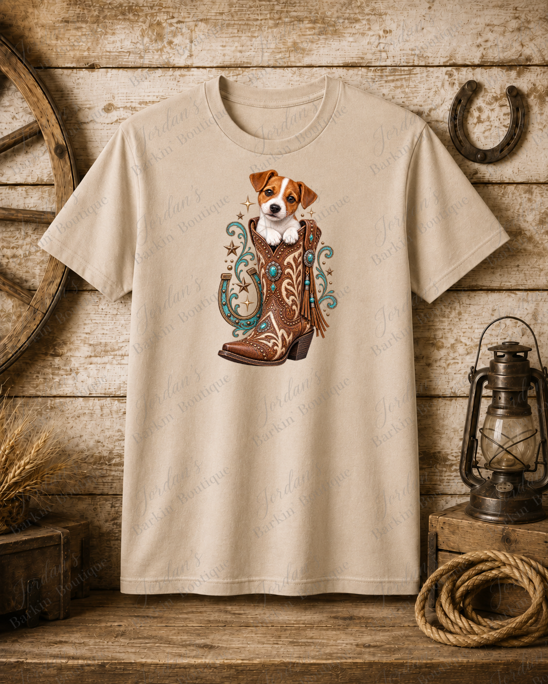 Western Jack Russell Boot Tee - Image 3